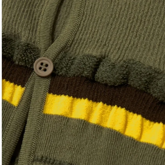 JACQUEMUS Green Concha Cutout Midi Skirt size 38 - Picture 4 of 14